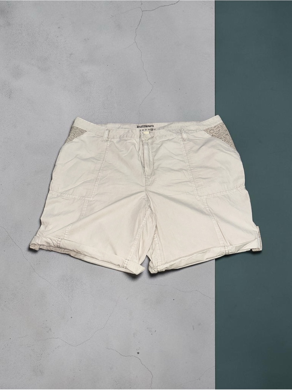 Women’s Ruff Hewn Cuffed Bermuda Shorts (16) NEW